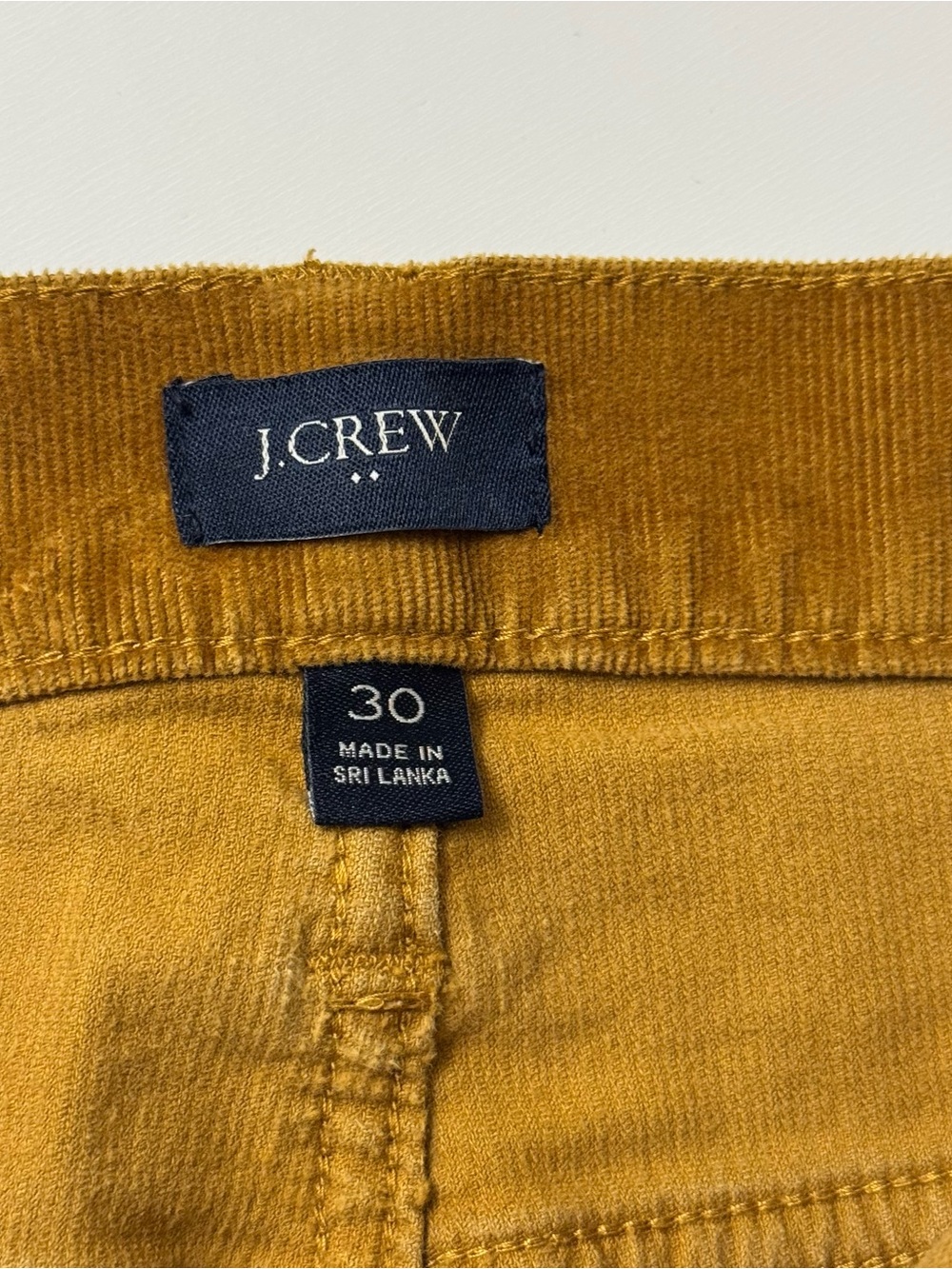 J Crew Skinny Corduroy Mid Rise Pant Womens Brown Ankle Length Size 30 - Picture 2 of 6
